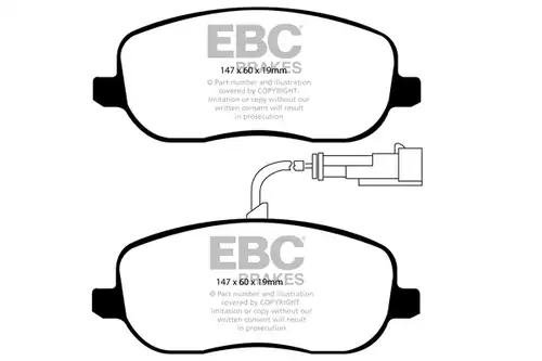 накладки EBC Brakes DP1906