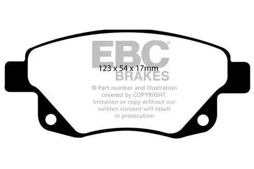 накладки EBC Brakes DP1918