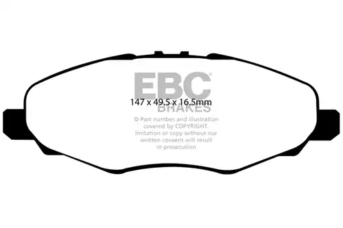 накладки EBC Brakes DP1924