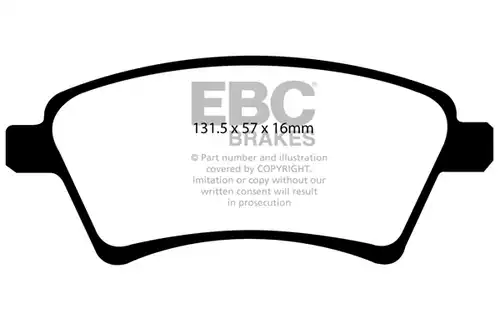 накладки EBC Brakes DP1925