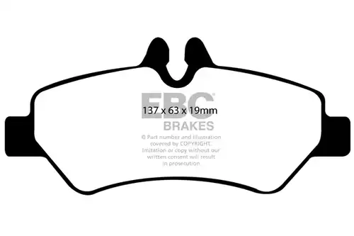 накладки EBC Brakes DP1927