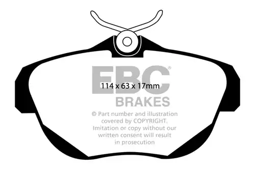 накладки EBC Brakes DP1962