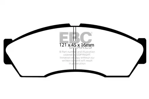 накладки EBC Brakes DP1964