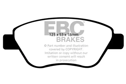 накладки EBC Brakes DP1965