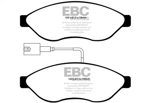накладки EBC Brakes DP1968