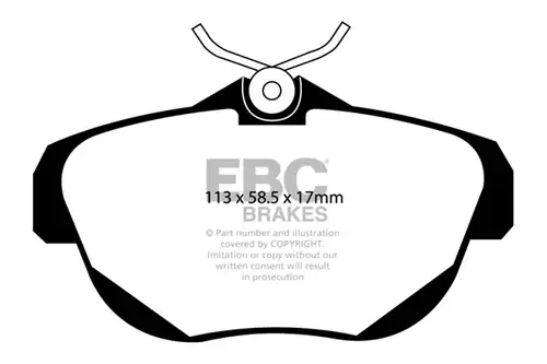 накладки EBC Brakes DP1971