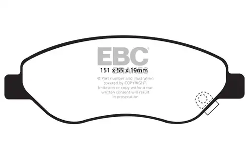 накладки EBC Brakes DP1981