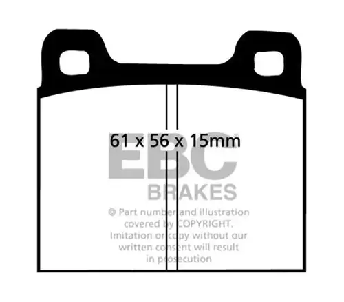 накладки EBC Brakes DP2104