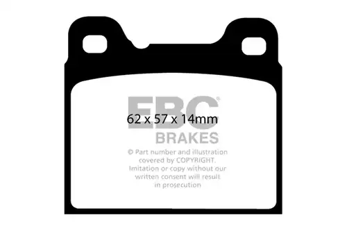 накладки EBC Brakes DP21043