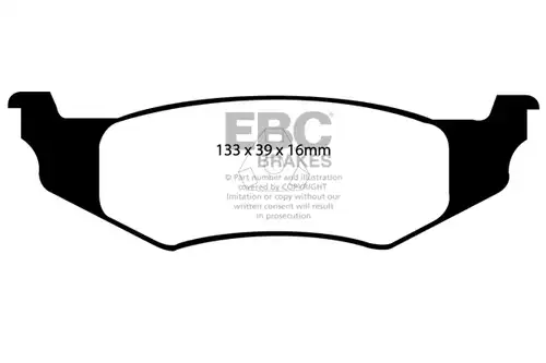 накладки EBC Brakes DP21066