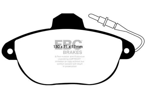 накладки EBC Brakes DP21077