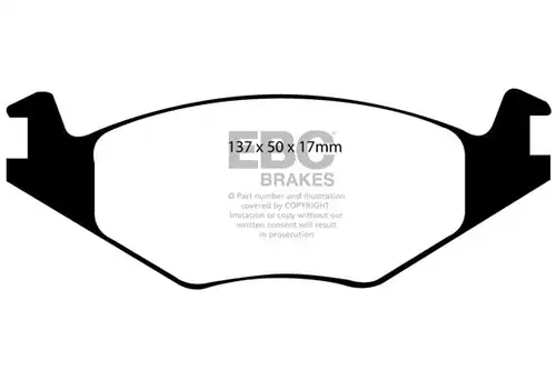 накладки EBC Brakes DP21084