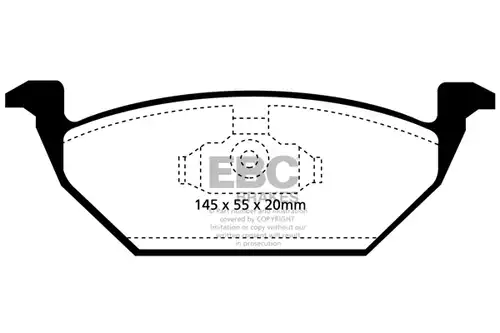 накладки EBC Brakes DP21117
