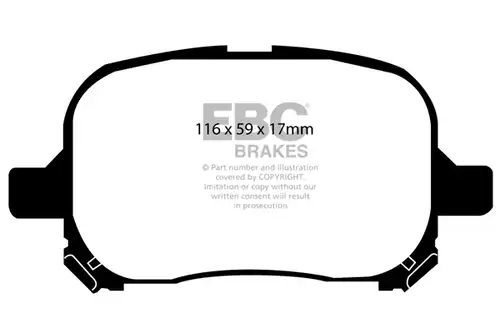 накладки EBC Brakes DP21133