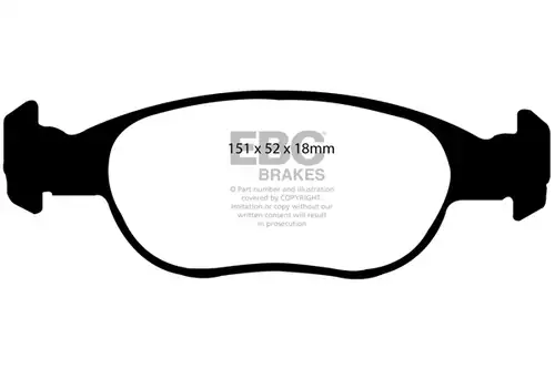 накладки EBC Brakes DP21141
