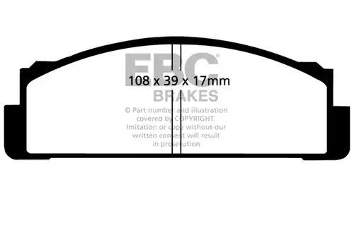 накладки EBC Brakes DP2116