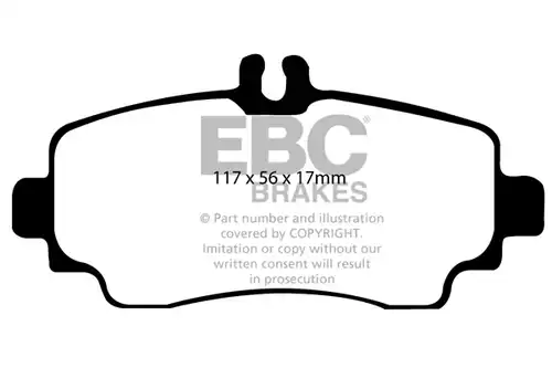 накладки EBC Brakes DP21170