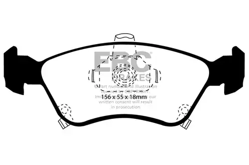 накладки EBC Brakes DP21171