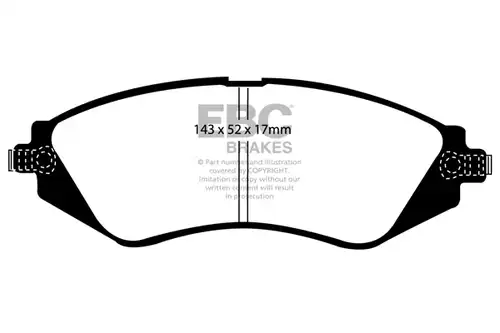 накладки EBC Brakes DP21196