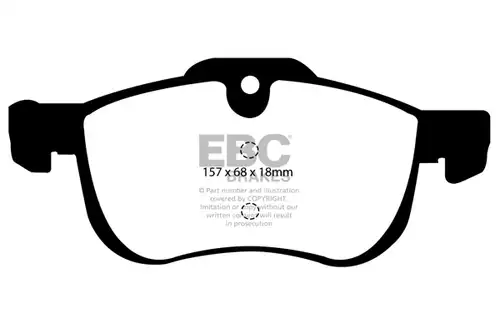 накладки EBC Brakes DP21219
