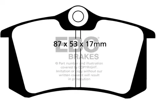 накладки EBC Brakes DP21230