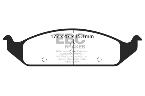 накладки EBC Brakes DP21251