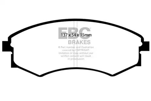 накладки EBC Brakes DP21358/2