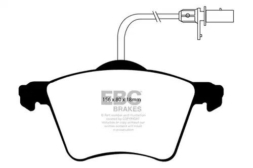 накладки EBC Brakes DP21368