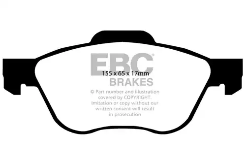 накладки EBC Brakes DP21376
