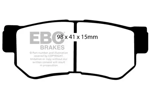 накладки EBC Brakes DP21392