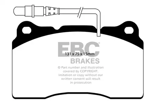 накладки EBC Brakes DP21419
