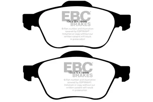 накладки EBC Brakes DP21421