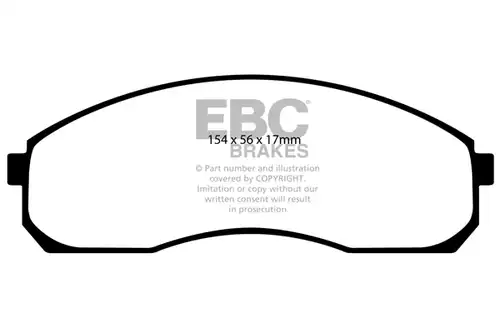 накладки EBC Brakes DP21423