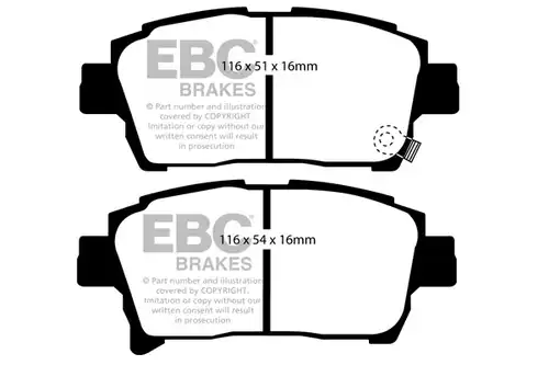 накладки EBC Brakes DP21459