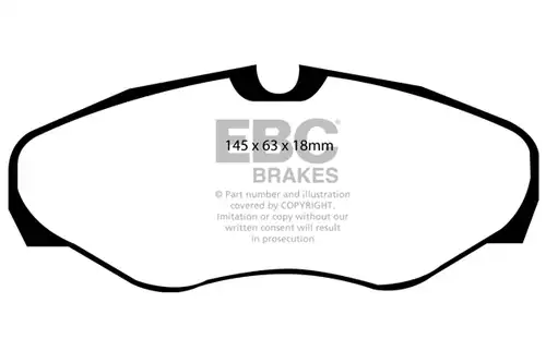 накладки EBC Brakes DP21461