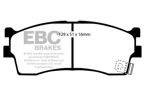 накладки EBC Brakes DP21475