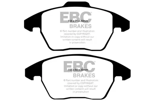 накладки EBC Brakes DP21517/2