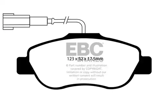накладки EBC Brakes DP21573/2