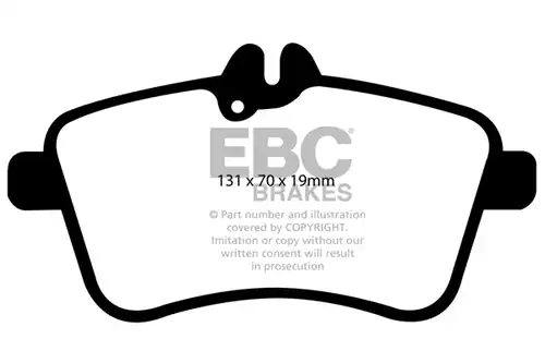 накладки EBC Brakes DP21580