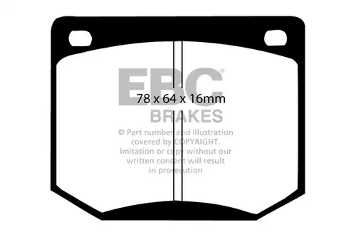 накладки EBC Brakes DP216
