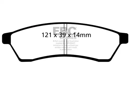 накладки EBC Brakes DP21751