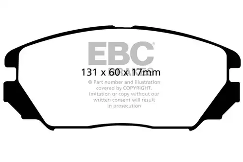 накладки EBC Brakes DP21757
