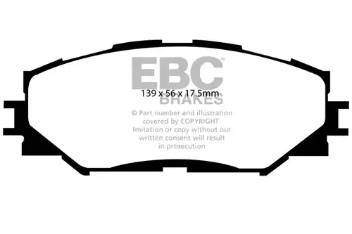 накладки EBC Brakes DP21791