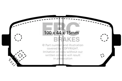 накладки EBC Brakes DP21810