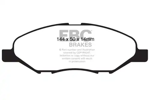 накладки EBC Brakes DP21832