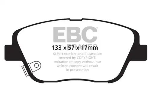 накладки EBC Brakes DP21864