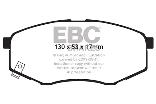 накладки EBC Brakes DP21866