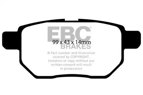 накладки EBC Brakes DP21947