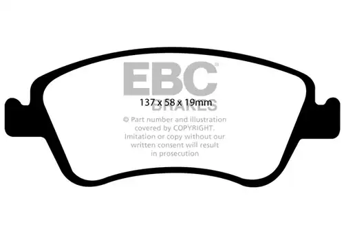 накладки EBC Brakes DP21948