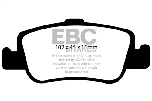 накладки EBC Brakes DP21949